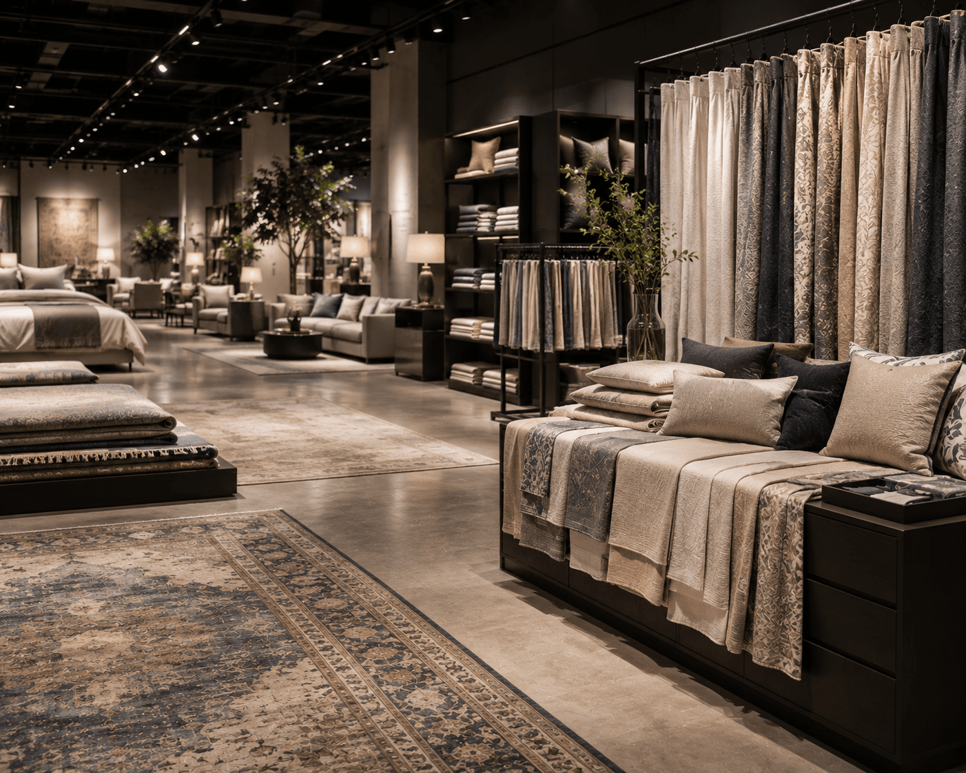 Furnishing retailer showroom